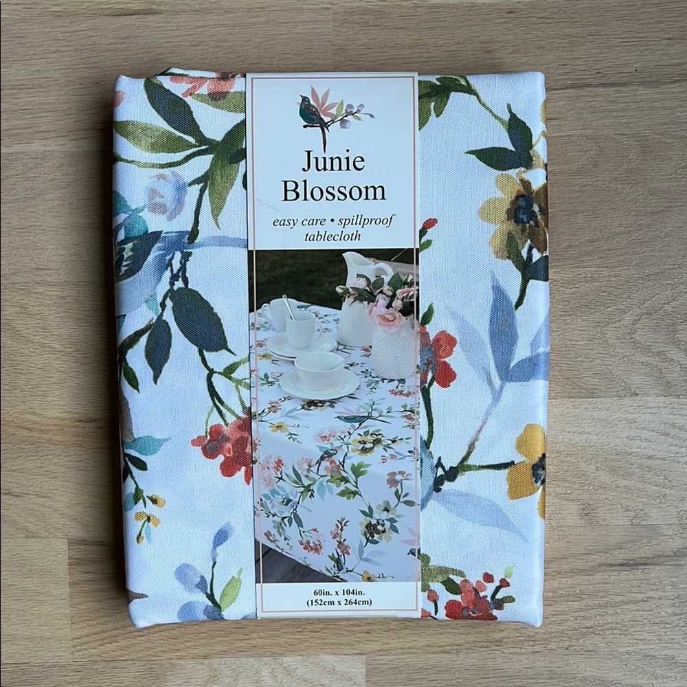 Junie Blossom Floral Tablecloth